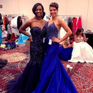 Royal Blue Mac Duggal Gown